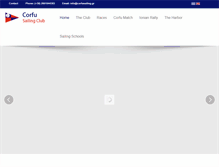 Tablet Screenshot of corfusailing.gr